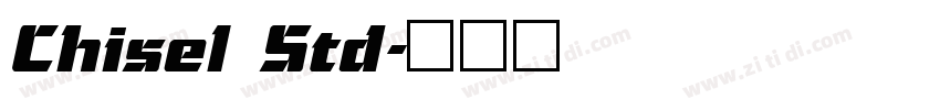 Chisel Std字体转换